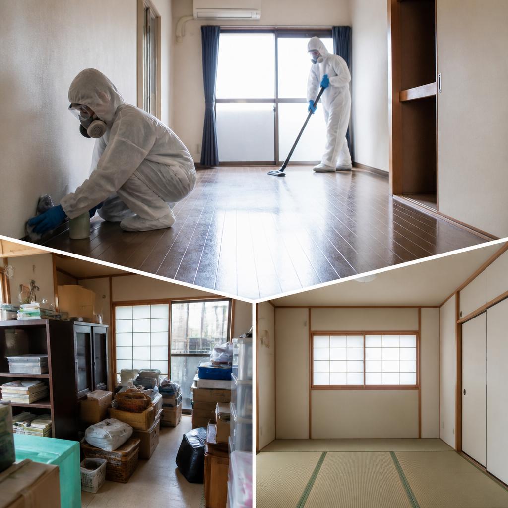 長崎市で特殊清掃と遺品整理を安く、安心して行いましょう！