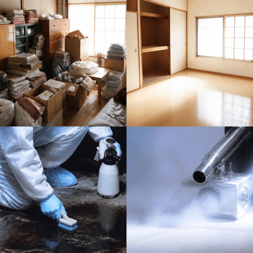 遺品整理から特殊清掃まで、全てお手伝いします！